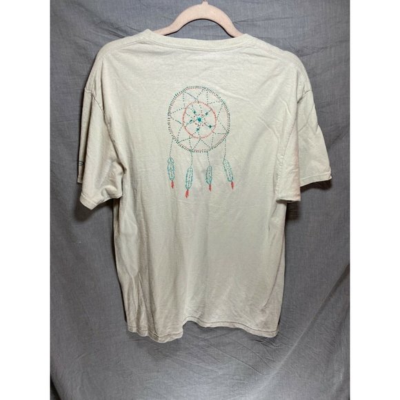 Champion Shirt Adult Large White Indigenous Southwest Colorful String Mens - Picture 5 of 8
